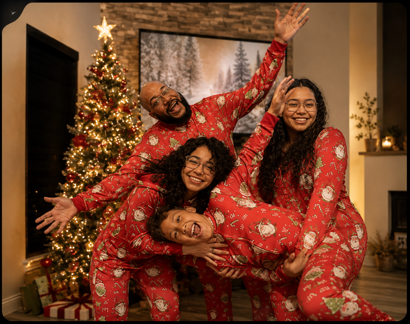 Mario Wells with family