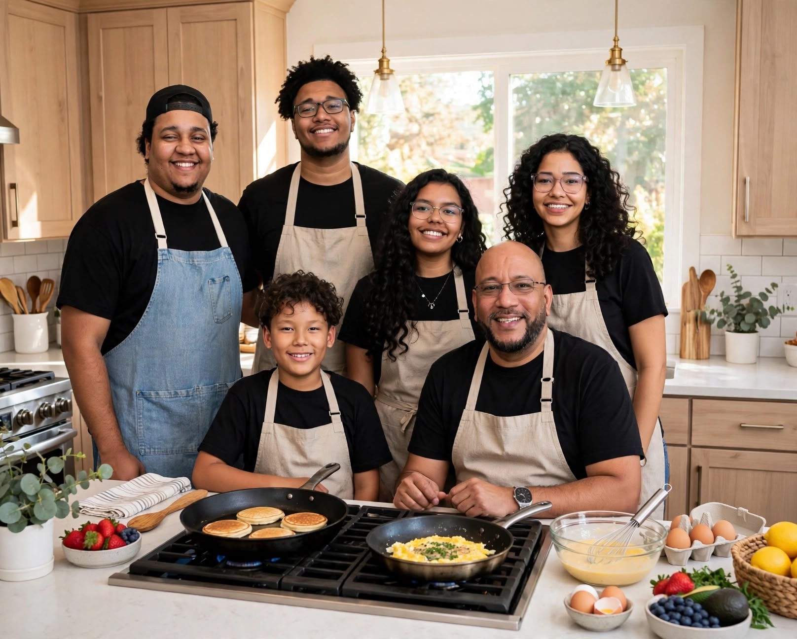 Mario Wells family moment