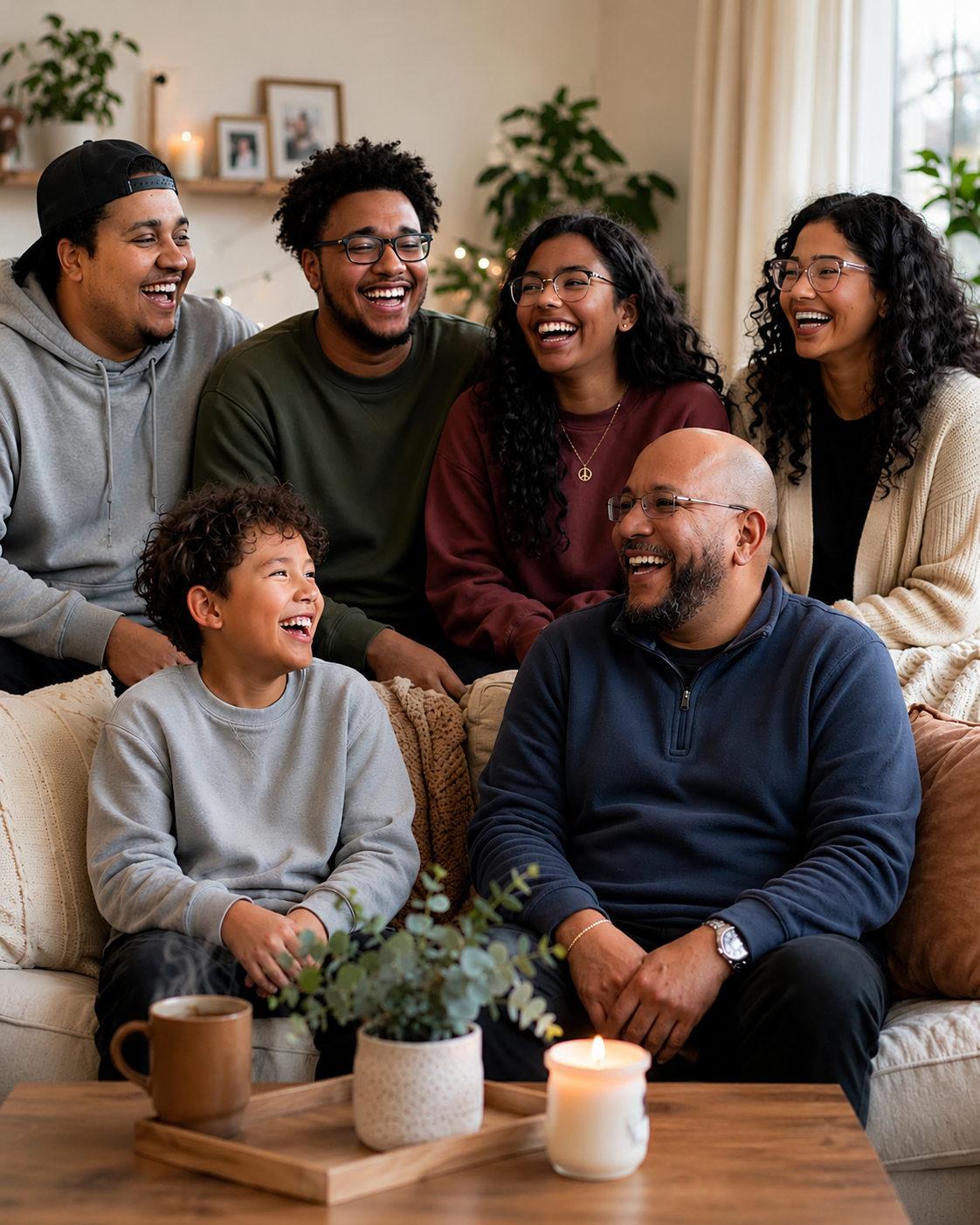 Mario Wells family moment